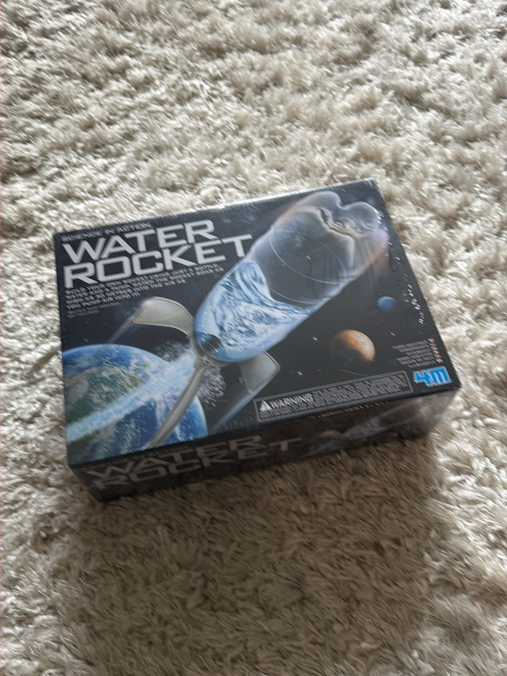 Water Rocket Toy - Blue and Black